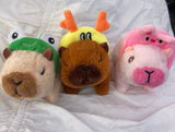 Capybara plush kids walking toy
