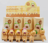 Capybara decorative phone figure